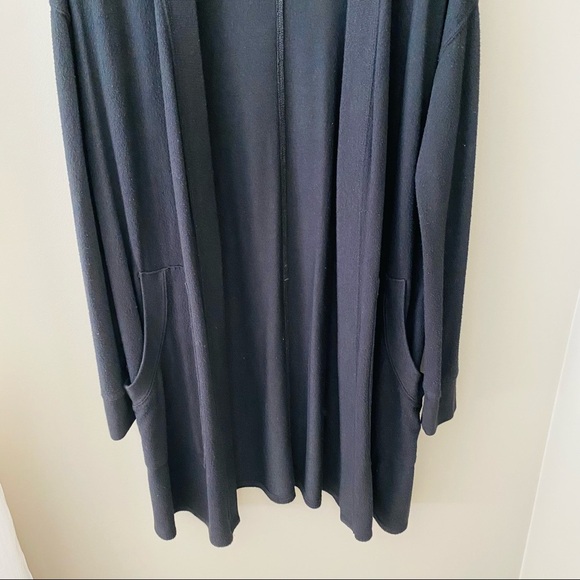 Free Press Open Front Cardigan Black Sz Small - Picture 3 of 10
